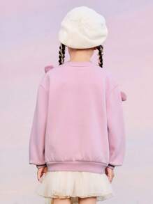 mini bala Top de manga larga para niñas, nueva colección de invierno 2024