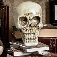 1pc Demon Hand Statue Decor, Anime Skeleton Devil Hand Ornament With Tyrant's Eye Necklace Pendant, Halloween Indoor/Outdoor Home Collectible Decoration (Hand) - Multicolor - View 8