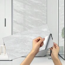 6PCS Vintage Marble 3D Tiles Kitchen Oil-Resistant Heat-Resistant Stickers Self-Adhesive Waterproof Wear-Resistant Stain-Resistant Home Renovation Beautification Stickers Peel And Stick,11.81x5.91inch Gifts Birthday Graduation Room Decor Home Decor Wall Decor Bathroom Decor Bedroom Decor Room Decoration Stuff Living Room Decor House Decor Home Decor Living Room Wall Paper Wallpaper Wall Stickers Wall Sticker - Multicolor - View 5