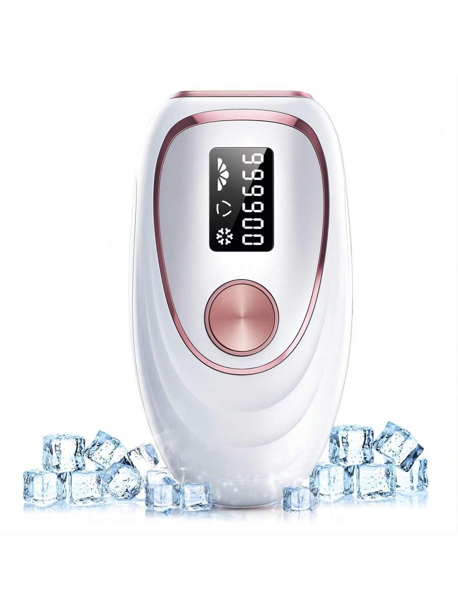 IPL Hair Removal with IceCooling System for Painless & LongLasting