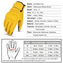 ALPINES FOX Nieuwe Retro Motorhandschoenen Touchscreen Motocross Racing Handschoenen Heren Dames Motobike Rijden Guantes Buitensporten M-XXL