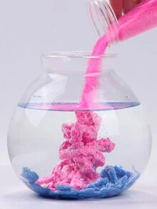 200g Colorful Non Wet Sand, Magic Sand, Insoluble Water, Magical Entertainment DIY, Water-Based Styling - Multicolor - View 6
