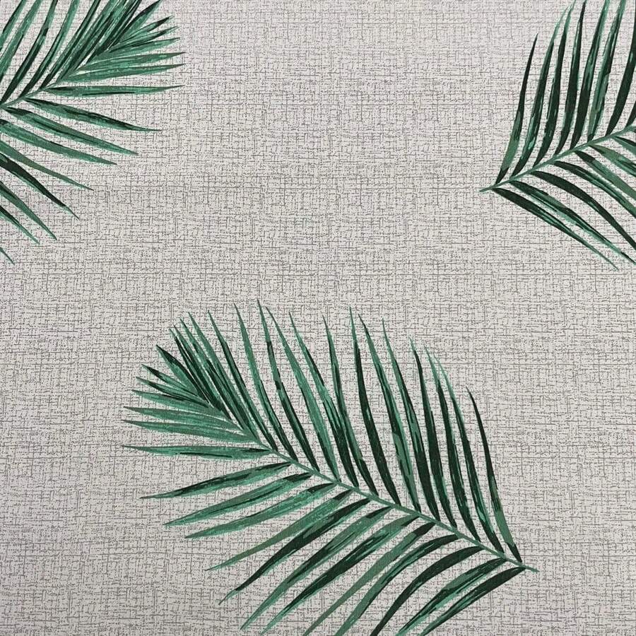 Acqua Decor Waterproof Fabric 1.40m Wide Sofa Cover, Cushion Cover - Folhagem Tropical Verde - Ver 1
