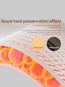 1pc Women Thermal Lined Semi-Sheer Warm Thick Full Length Tights For Winter, Cozy - Black - View 4