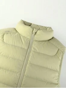 Annil Boys' And Girls' Children's Clothing. Lightweight Down Vest. Winter Vest For Outerwear. Three-Proof, Warm And Windproof.