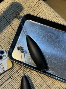 Mini Wireless Electric Handheld Milk Frother For Home Baking, Cream Coffee Milk Foamer, Battery Operated Handheld Milk Whisk - Multicolor - View 6