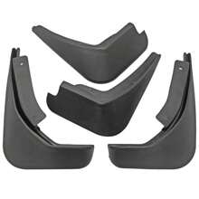 4PCS Mud Flaps Replacement, Front And Rear Wheel Mudguards Mudflaps Mud Guards With Hardware Kits, Winter Vehicle Sediment Protection Tire Flares Mudguard Pedal Set - Black - View 8