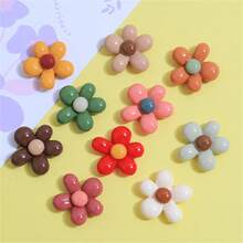 15 pièces/set Magnets de réfrigérateur mignons style INS, 5 pétales, de couleur bonbon, décoration de cuisine