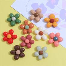 15 pièces/set Magnets de réfrigérateur mignons style INS, 5 pétales, de couleur bonbon, décoration de cuisine