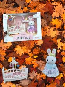 Caja de 1pz De  Ternurine Con accesorios  aterciopelados en miniatura - Blanco - Ver 4