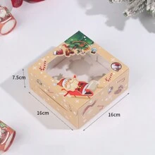 4/6 /12 Hộp đựng bánh nướng xốp nhiều màu sắc có cửa sổ 5 gói Hộp đựng bánh nướng xốp Hộp đựng bánh nướng xốp, bánh nướng xốp, bánh quy, bánh brownies, bánh rán Quà tặng Giáng sinh Đồ trang trí Giáng sinh Đồ ngủ Giáng sinh Quà tặng Giáng sinh Đồ trang trí Giáng sinh - Nhiều màu - Xem 17