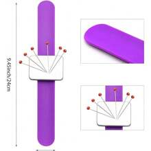 1pc Professional Magnetic Silicone Bracelet Wrist Band For Hair Clips And Hairpins Adsorption Make Up Watch Band Magnetic Sewing Pin Cushion, Hair Tools, Hair Products And Accessories For Barber Salon Beauty Travel Essentials