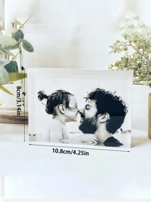 1pc, Khối ảnh Acrylic hình chữ nhật tùy chỉnh, Khung ảnh tùy chỉnh, Quà tặng ảnh, Quà tặng cặp đôi được cá nhân hóa, Quà tặng Ngày của Cha và Ngày của Mẹ, Quà tặng tốt nghiệp, Quà tặng kỷ niệm, Ảnh gia đình, Trang trí phòng ngủ phòng khách, Trang trí nhà cửa, Trang trí, Ngày lễ tình nhân, Quà tặng trang trí Ngày lễ tình nhân Sinh nhật - Nhiều màu - Xem 4