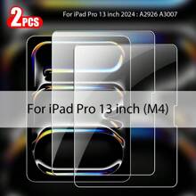 2 piezas de Protector de pantalla de vidrio templado compatible con iPad, de alta definición, alta transparencia, antirayado, resistente a golpes, cobertura de pantalla completa, resistente a huellas dactilares y sensible al tacto - transparente - Ver 22