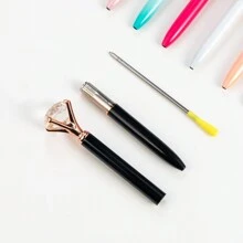 5pcs/10pcs/20pcs/30pcs/40pcs/50pcs Personalized Ballpoint Pens, Customized Steel Pens With Names, Ideal Gifts For Men, Women, Office, School, Birthday, Anniversary, Valentine's Day, Mother's Day, Children's Day, Father's Day, Graduation, Wedding, Homemaker, Home, Office Back To School
