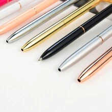 5pcs/10pcs/20pcs/30pcs/40pcs/50pcs Personalized Ballpoint Pens, Customized Steel Pens With Names, Ideal Gifts For Men, Women, Office, School, Birthday, Anniversary, Valentine's Day, Mother's Day, Children's Day, Father's Day, Graduation, Wedding, Homemaker, Home, Office Back To School