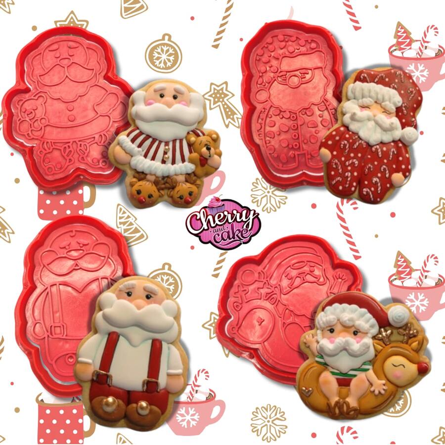 SET DE CORTADORES SANTA - sujeto a disponibilidad - Ver 1