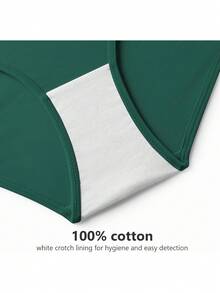 Women's Maternity Underwear, Bikini, Cotton Maternity Underwear, Soft And Elastic, Comfortable And Breathable - Black Beige White Wine Red Dark Blue Dark Green - View 3