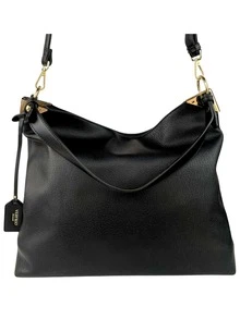 Veryrio Original VR3661 Bag New Collection Launch Large Tote Bag Soft Leather Shoulder Hand Crossbody Luxury - 黑色 - 查看 5