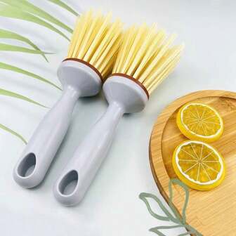 1pc Kitchen Pot Brush, Non-Stick Oil Cleaning Brush For Pots, Pans, Dishes, Stove Top