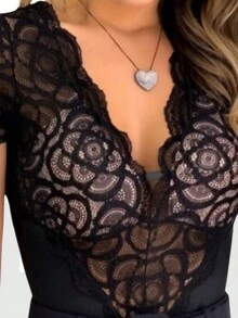 Women Bodysuits - 白色 - 查看 6