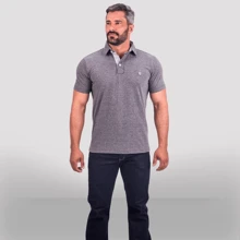 Camisa Gola Polo Básica Algodão Premium Colarinho Tecido