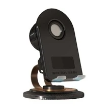 basix 带无线扬声器和防滑底座的手机支架，360°水平旋转，感应模式感应扬声器，支持无线充电，送给爸爸的礼物，送给家人和朋友的礼物，适合派对露营的便携式手机支架扬声器 - 黑色 有線充電 - 查看 8