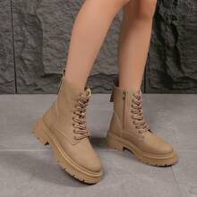 2024 Autumn Fashion Boots - Khaki - View 2