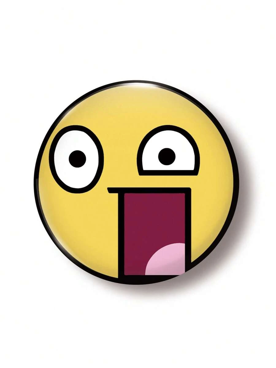 1pc 4.4cm/1.73inch Pattern Pin Badge, Button Pin, Suitable For Attaching To Clothing, Bags, Backpacks, Fun Gift For Friends And Family