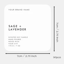 100pcs Custom Delicate Wedding Welcome Gift Tags Emerald Greenery Wedding Welcome Gift Tags Custom Wedding Favor Tags, Custom Personalized Thank You Gift Tags For Weddings, Birthday, Bridal Shower - Multicolor - View 59