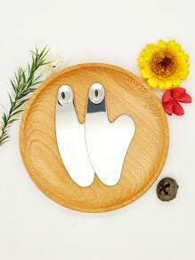 Zestaw 1/2/4/8 szt./narzędzi Gua Sha do twarzy, narzędzia kosmetyczne Gua Sha do twarzy ze stali nierdzewnej 304, poprawiają krążenie i ujędrniają skórę, masażer do twarzy, oczu, nóg, narzędzia do masażu, uroda, produkty do pielęgnacji skóry, spa, pielęgnacja, narzędzia do pielęgnacji skóry, pielęgnacja twarzy, akcesoria dla kosmetologów, masaż, narzędzie do masażu twarzy, wałek do masażu twarzy