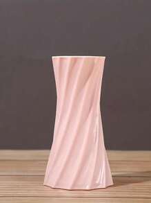 1 pezzo Vaso in plastica mini con design in vita, dimensione in miniatura adatto per la decorazione interna, vaso da fiori, accessorio per scrivania d'ufficio