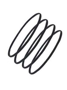 4 件装男女通用运动头带 | 简约设计，适合滑雪、健身、瑜伽、跑步、足球 | 时尚头发控制和水分管理 - 彩色 - 查看 1