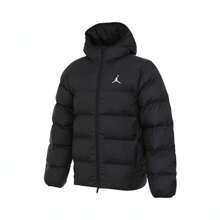 Nike 2024 Boyfriend Style Men's AS M J BRKLN PUFFER JACKET With Hood, Zip Front, Long Sleeves, Thick FV7318-010