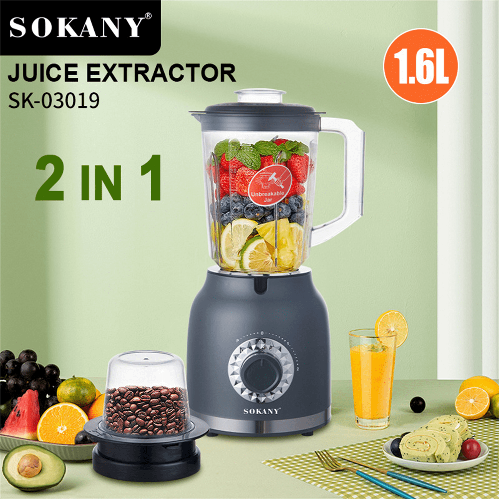 SOKANY SOKANY03019 Juicer 2in1 Bean Grinder Vegetable And Fruit Juice Machine Blender Cooking Machine