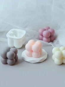 4pcs Assorted Shape Candle Mold, Suitable For Decorative Candle Making