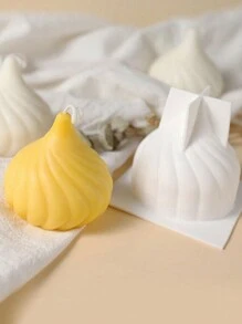4pcs Assorted Shape Candle Mold, Suitable For Decorative Candle Making