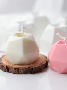 4pcs Assorted Shape Candle Mold, Suitable For Decorative Candle Making