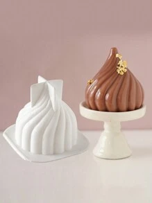 4pcs Assorted Shape Candle Mold, Suitable For Decorative Candle Making