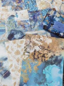 1 Gói 60 Tờ Giấy Nền Xanh Mơ Mộng - Một cỡ - Xem 3