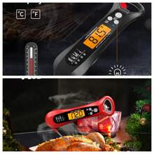 [Hàng về nhanh] Nhiệt kế thực phẩm kỹ thuật số - Không thấm nước, Chất liệu ABS, Có nam châm để dễ dàng gắn vào bề mặt sắt, Lý tưởng cho sử dụng trong nhà bếp và phòng ăn, An toàn khi tiếp xúc với thực phẩm - Nhiều màu - Xem 20