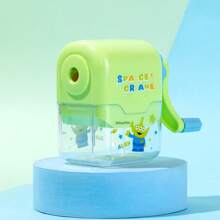 Disney Electric Pencil Sharpener, Students Pencil Sharpener, Manual Small Pencil Sharpener, Artist Sketch Pencil Sharpener, Large Diameter Holes, Cartoon Design - B - View 8