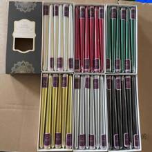 12 Stücke klassische romantische rote & weiße Notfall-Kerzen, rauchfreie Langstiel-Kerzenhalter für Zuhause, Hochzeiten, Kerzenlicht-Dinner