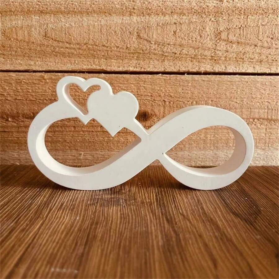 Molde de Silicone Amor Infinito, Molde de Fundição Base em Laço Infinito, Joias de Casamento Aniversário de Compromisso Armazenamento