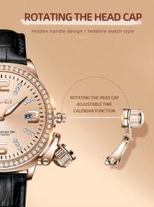 BIDEN Montres femmes avec bracelets  de haute qualité, montres quartz étanches avec éclairage nocturne, et montres de haute qualité, le premier choix pour des cadeaux