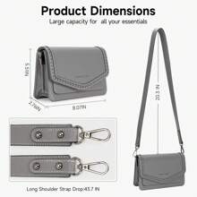 Crossbody Bags For Women,Wallet Phone Purse Shoulder Handbags Multi-Function Small RFID Clutch