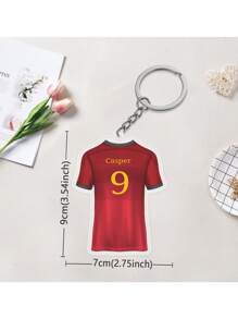 1 Pc, Custom Keychain, Custom Acrylic Keychain, Custom Your Name And Your Lucky Number, Party Gifts, Gifts For Unique Memtories, Gifts For Friends, Meaningful Gifts, Holiday Gifts, Gifts, Customized Souvenirs Birthday Graduation