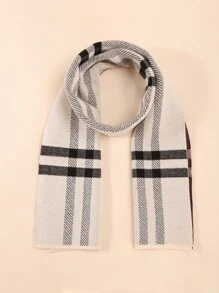 1pc Kids Soft Striped Scarf, Suitable For Daily Wear