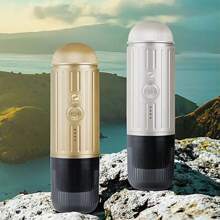 iCafilas 2in1 Portable Espresso Coffee Machine For Car & Home Wireless Electric Coffee Maker Self-Heating With USB-C, With Ground Coffee & NS Capsule For RV, Hiking, Office - Champagne - View 2