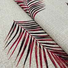 Acqua Decor Waterproof Fabric 1.40m Wide Sofa Cover, Cushion Cover - Folhagem Tropical Vermelho - View 2